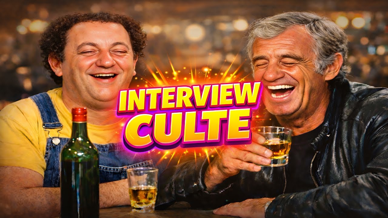 Jean Paul Belmondo Et Coluche Bourrés / Rushs Non Coupés (Interview En Intégralité) RARE et CULTE