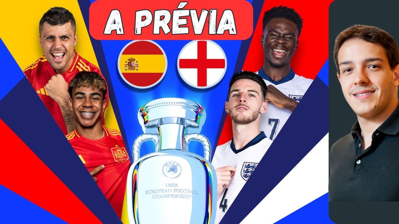 O favoritismo da Espanha, a evolução da Inglaterra e os ricos personagens da final da Euro 2024