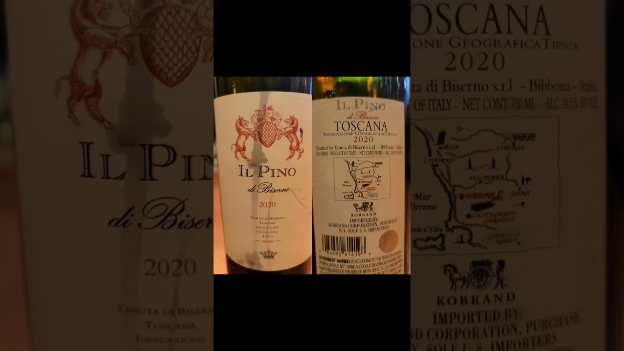 Wine Tasting - 2020 Il Pino di Biserno