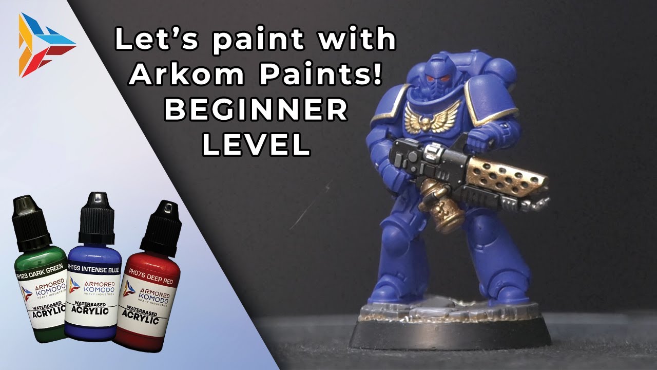 How To Paint Space Marines using Armored Komodo paints | Beginner | Armored Komodo