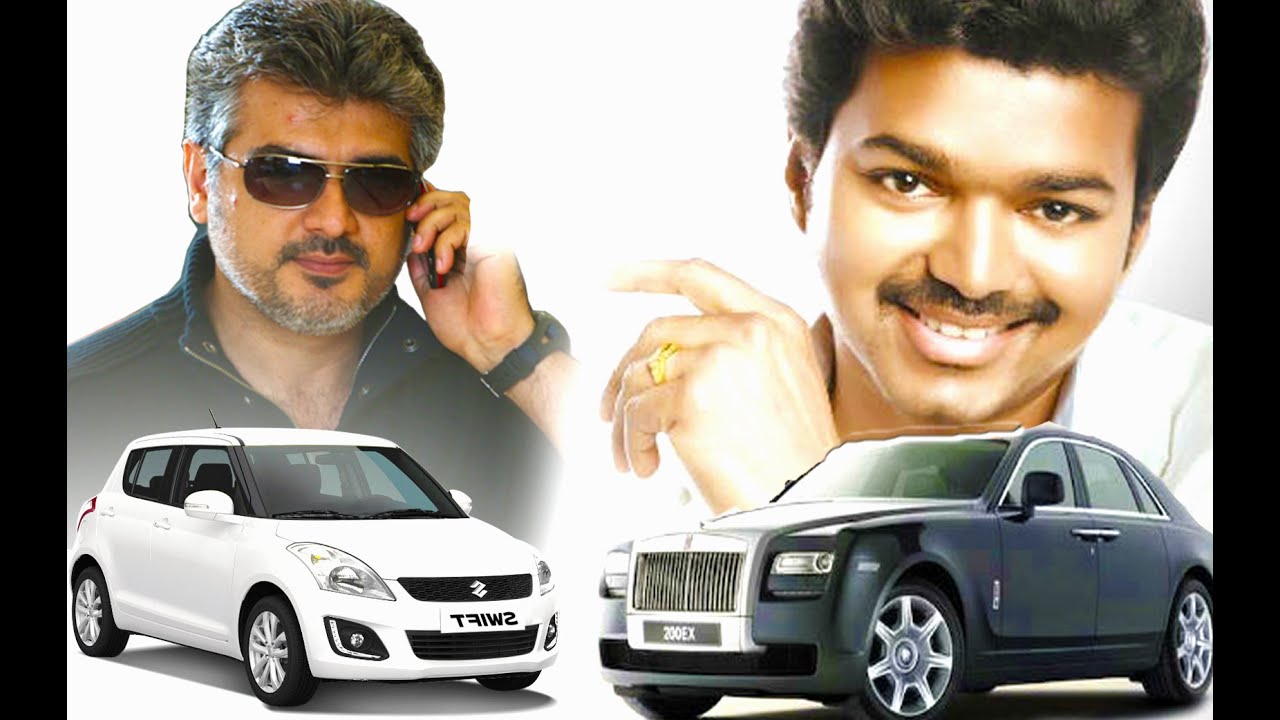 Indian Celebrities and their luxurious cars | Vijay, Surya, Vikram, Dhanush, Trisha, Yuvan, Amitabh