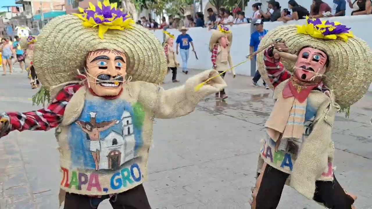 Procesión de los chilpancingueños radicados en tlapa de comonfort, guerrero. señor del nicho 2025