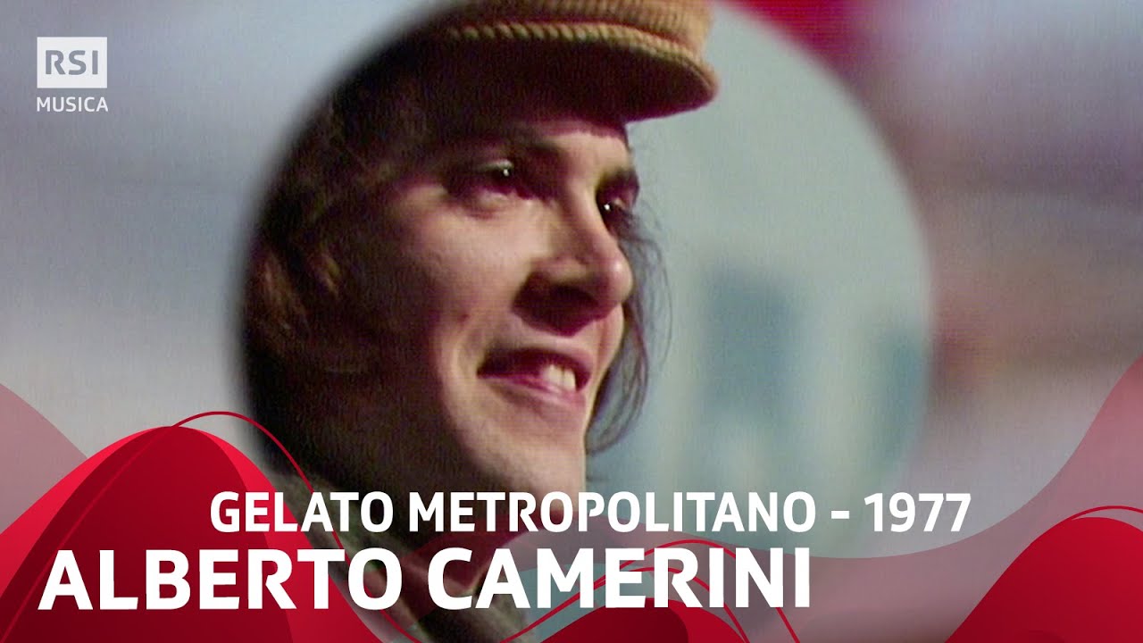 Gelato metropolitano - Alberto Camerini Live 1977 | RSI Musica