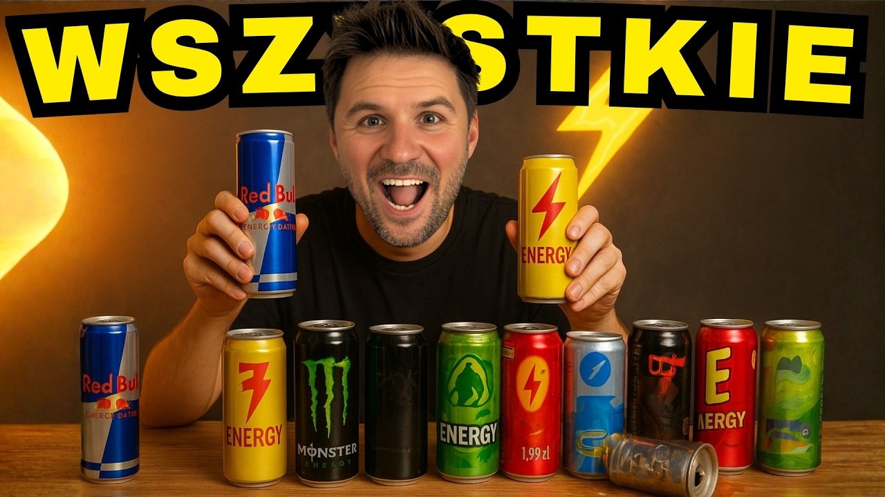 Red Bull vs WSZYSTKIE energetyki &mdash; KT&Oacute;RY NAJLEPSZY?!