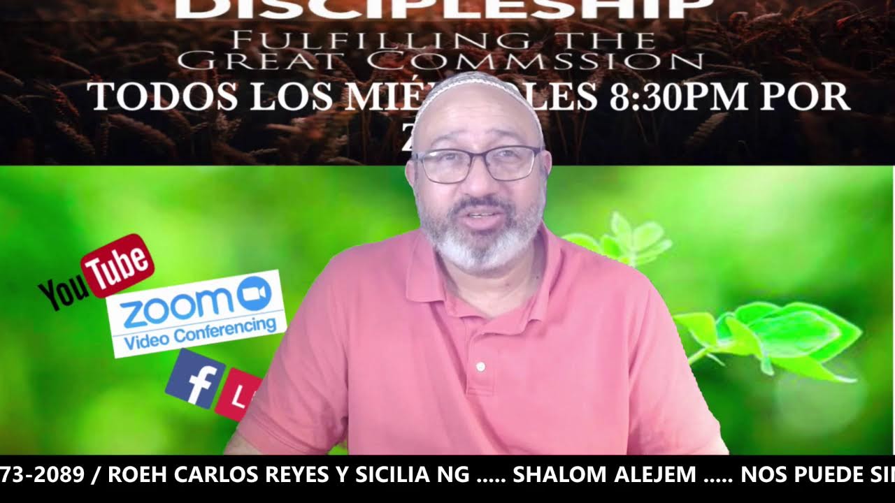 DICIPULADO (QUE TAN BIBLICA ES TU SALVACION?)  POR EL ROEH CARLOS REYES