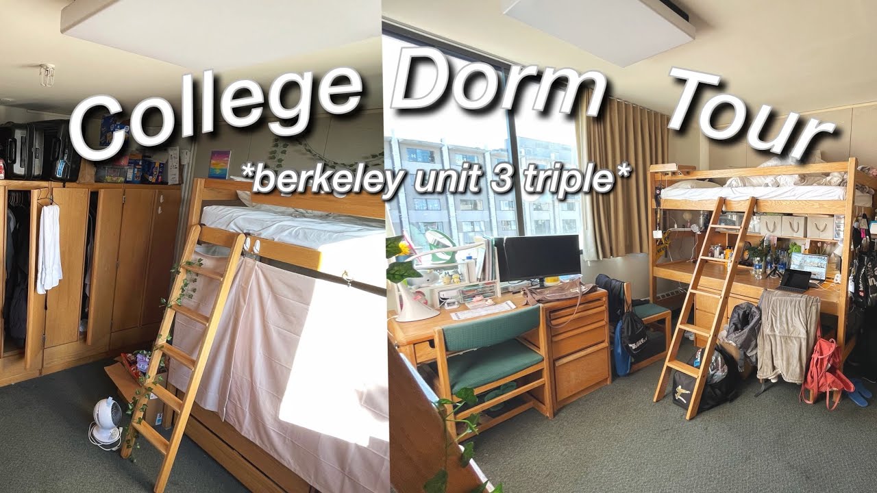 COLLEGE DORM TOUR *UC Berkeley Unit 3 Triple*