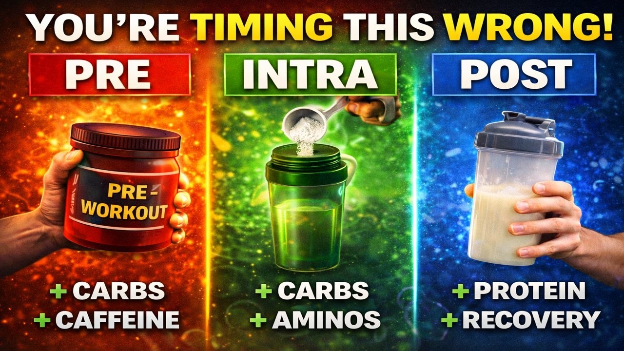 Timing Your Supplements: Pre, Intra & Post-Workout Done Right