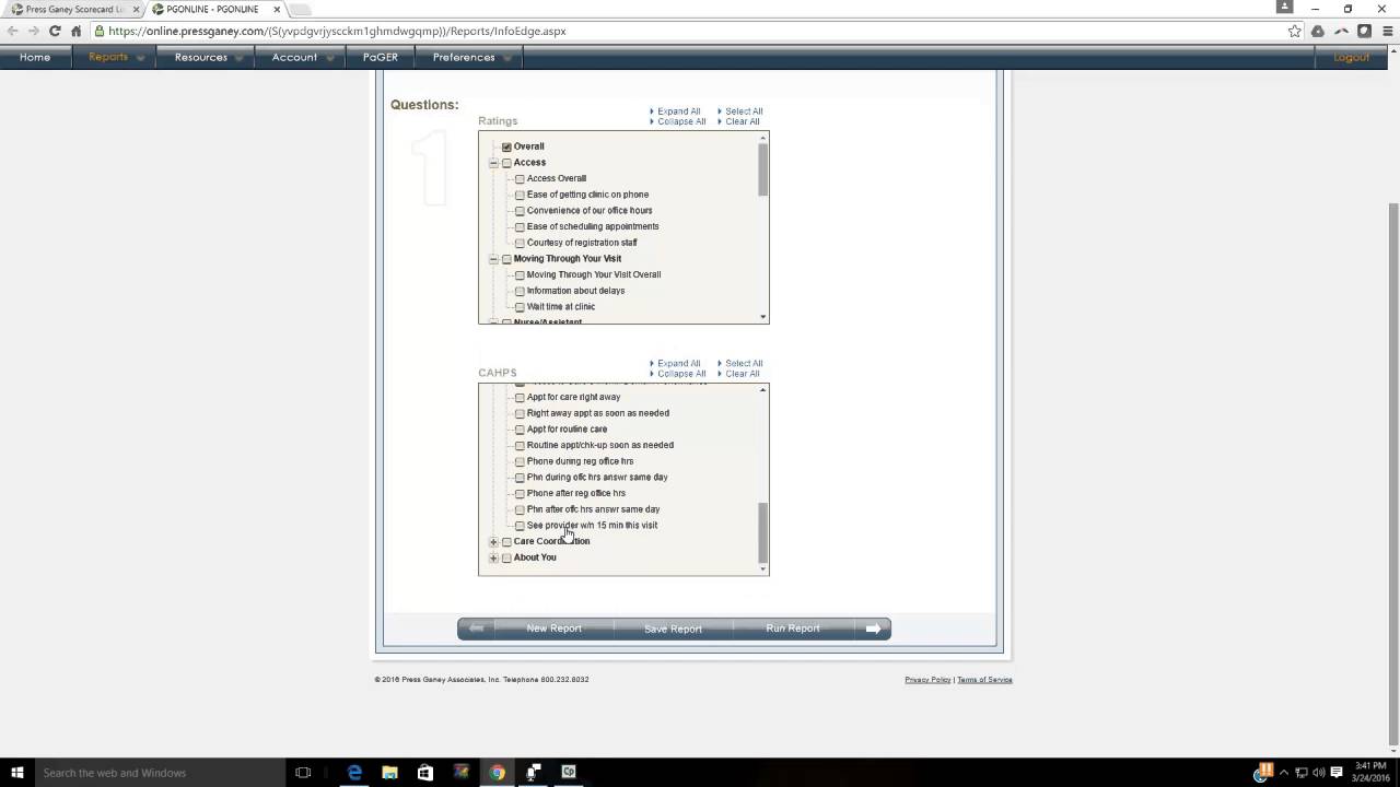 How to Run PG Reports