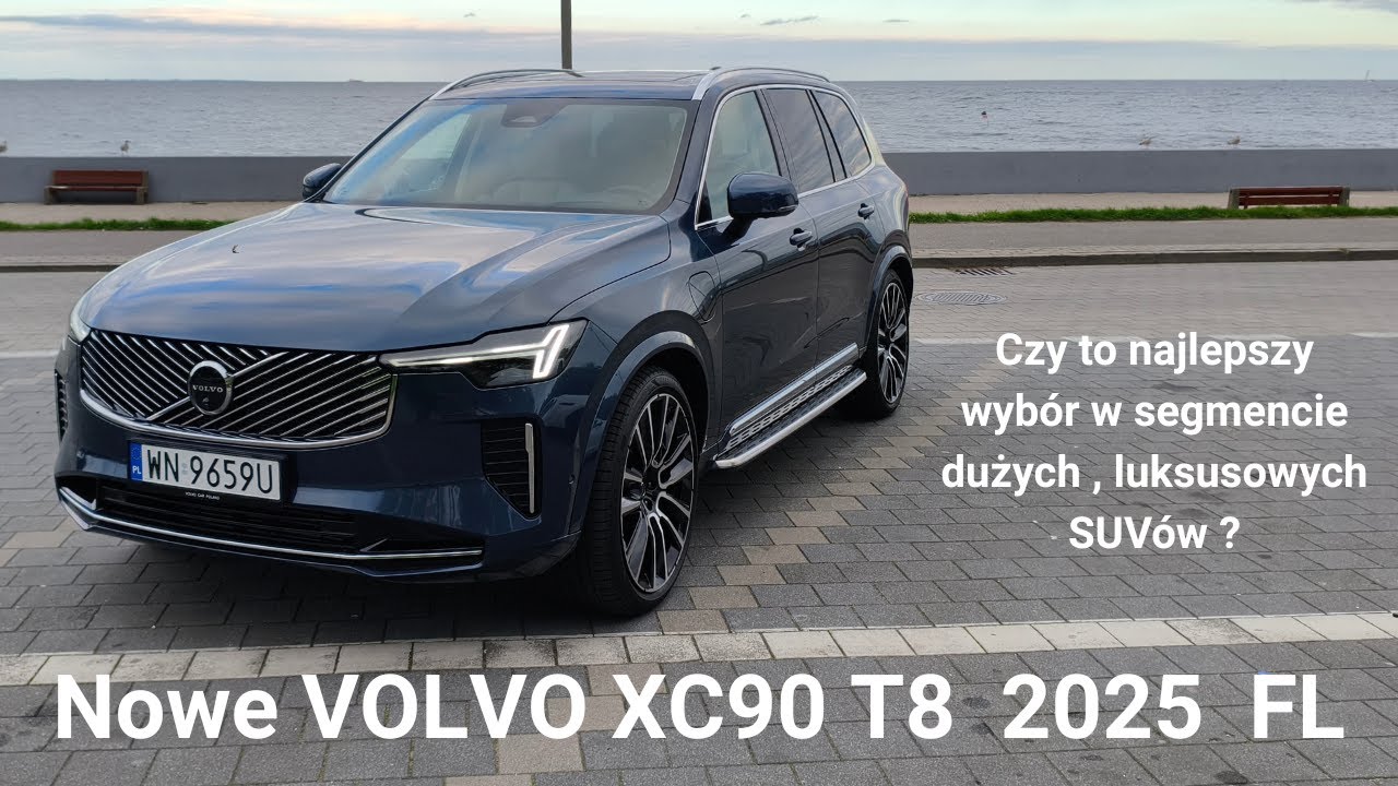 VOLVO XC90 T8 4x4 FL - 455 KM w luksusie i ciszy test PL 2025. Czy to ciągle król dużych SUVów ?