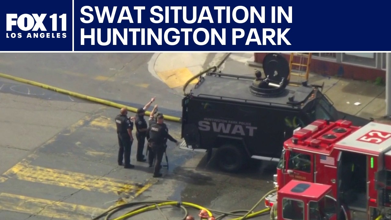 LIVE: SWAT situation in Huntington Park