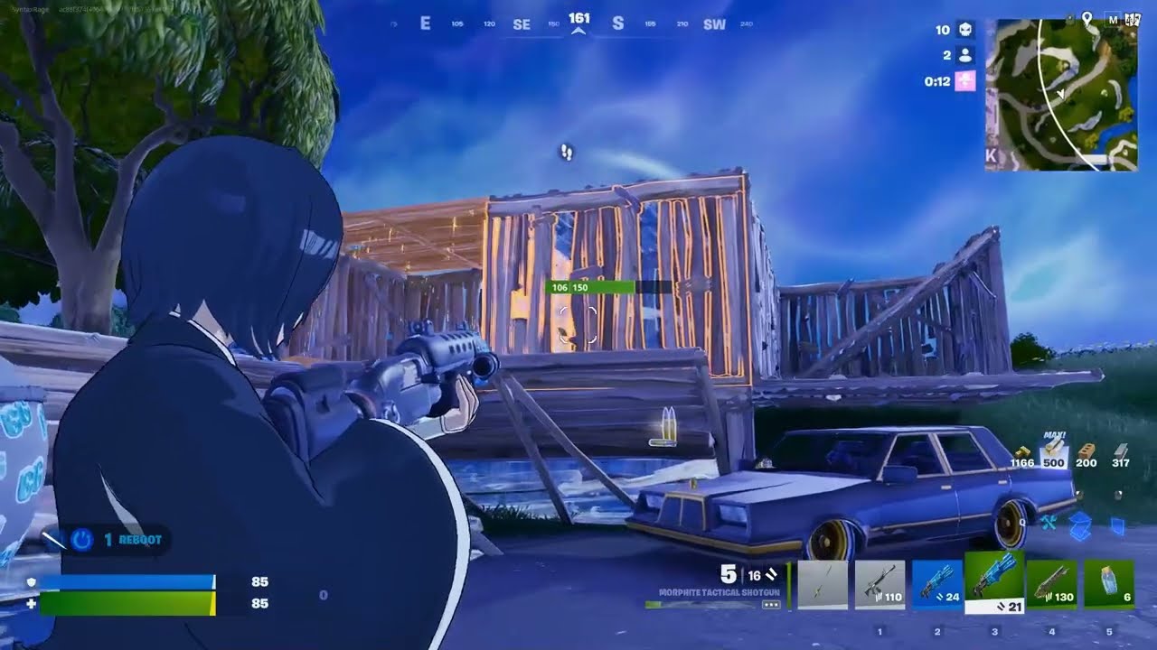 Fortnite Gameplay Reload with RUKIA KUCHIKI skin (BLEACH: TYBW)