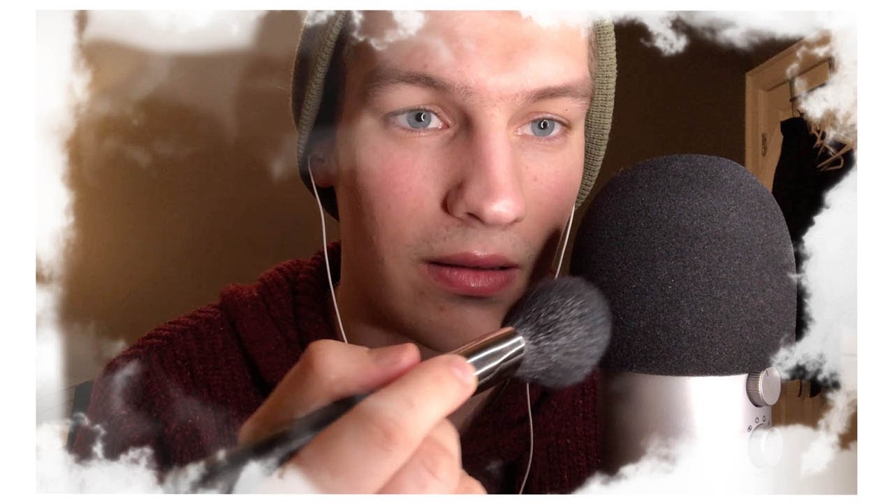 Boyfriend Tries ASMR (Whispered, Mouth Sounds, Tapping, Mic Brushing)