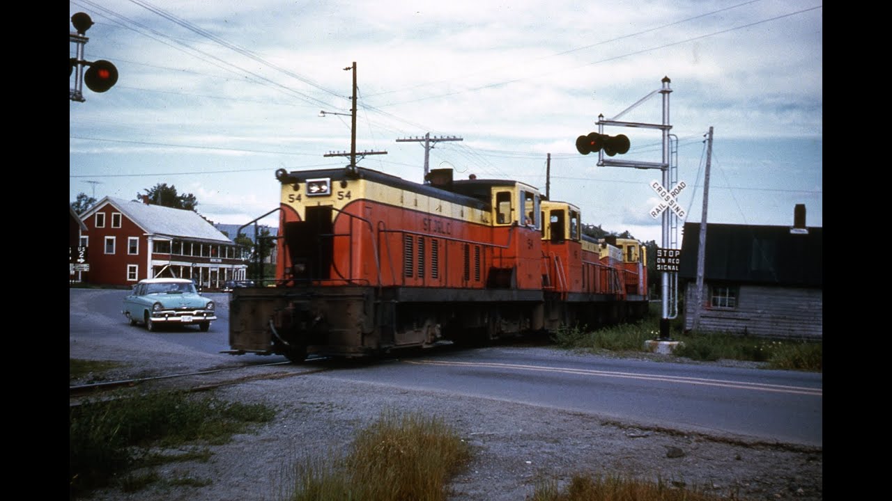 Vintage New England area trains, film by Russ Munroe Jr.