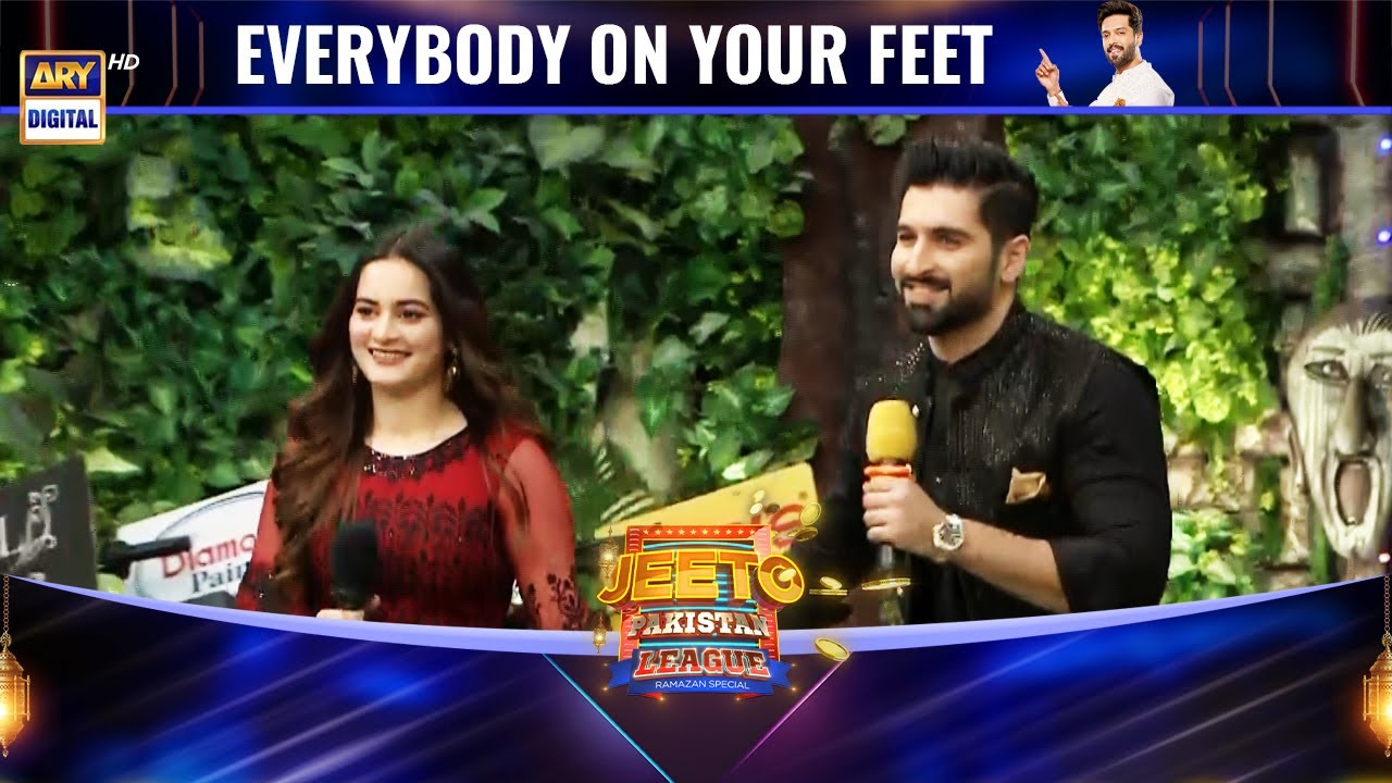 Most Loving Couple Of Industry 😍 Muneeb Butt & Aiman Khan Is Here In #JeetoPakistanLeague