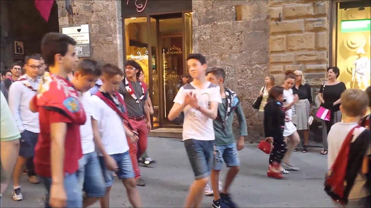 il giro del territorio della Contrada della Civetta