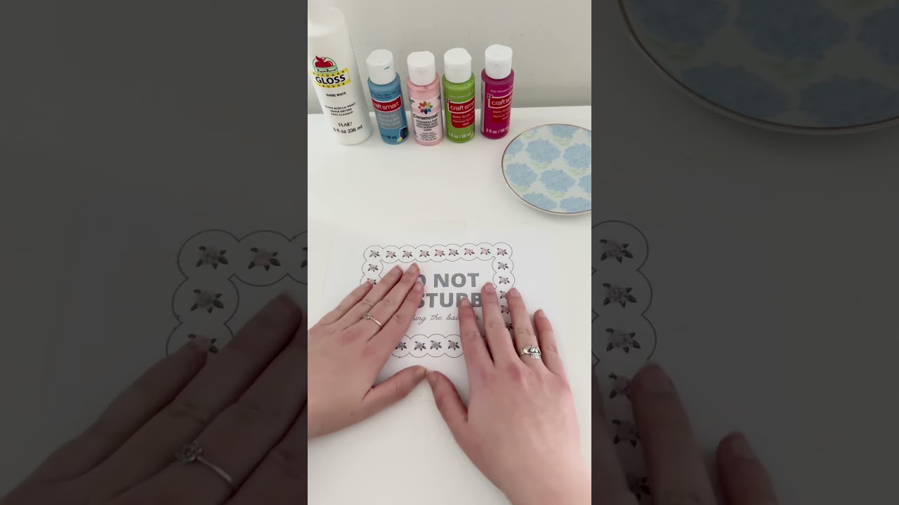 DIY Needlepoint Canvases HANDPAINTED!! 🌸 Grandmillennial Craft, Canva Hack