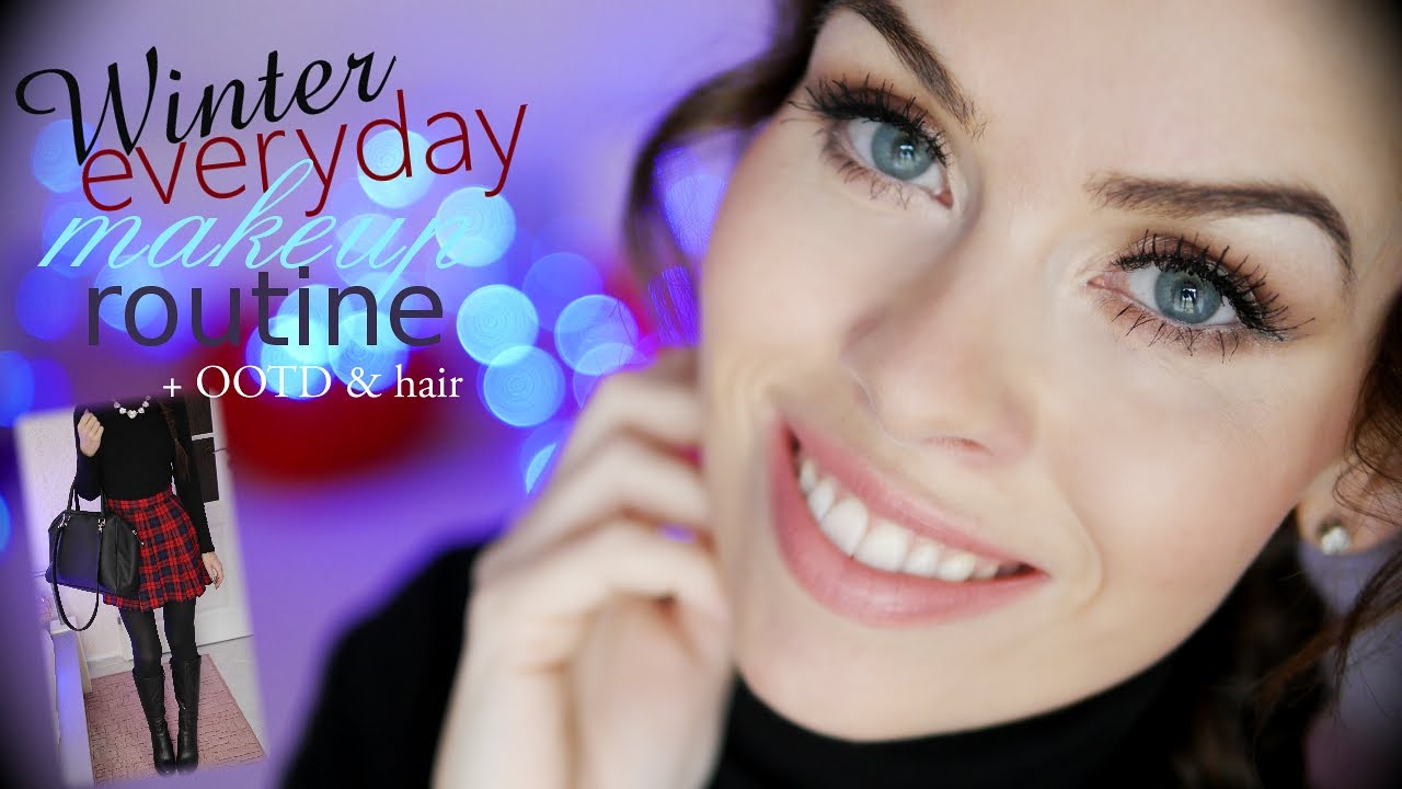 ❄ Winter everyday nude makeup routine ❄ | Běžné denní zimní nude líčení