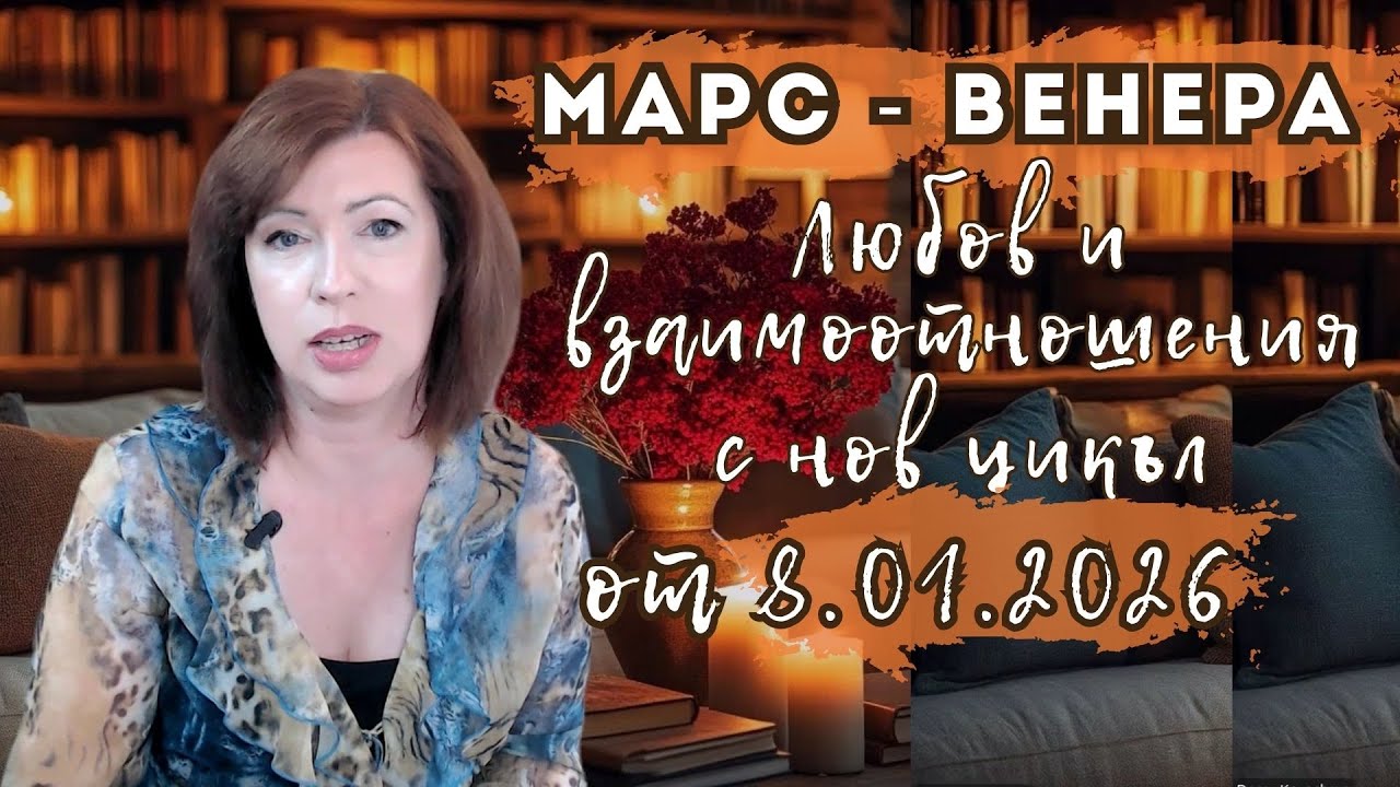 ❤️Марс💫 Венера❤️ Нов цикъл любов и взаимоотношения❤️от 8 януари 2026❤️ в Козирог💫 Хороскоп💫