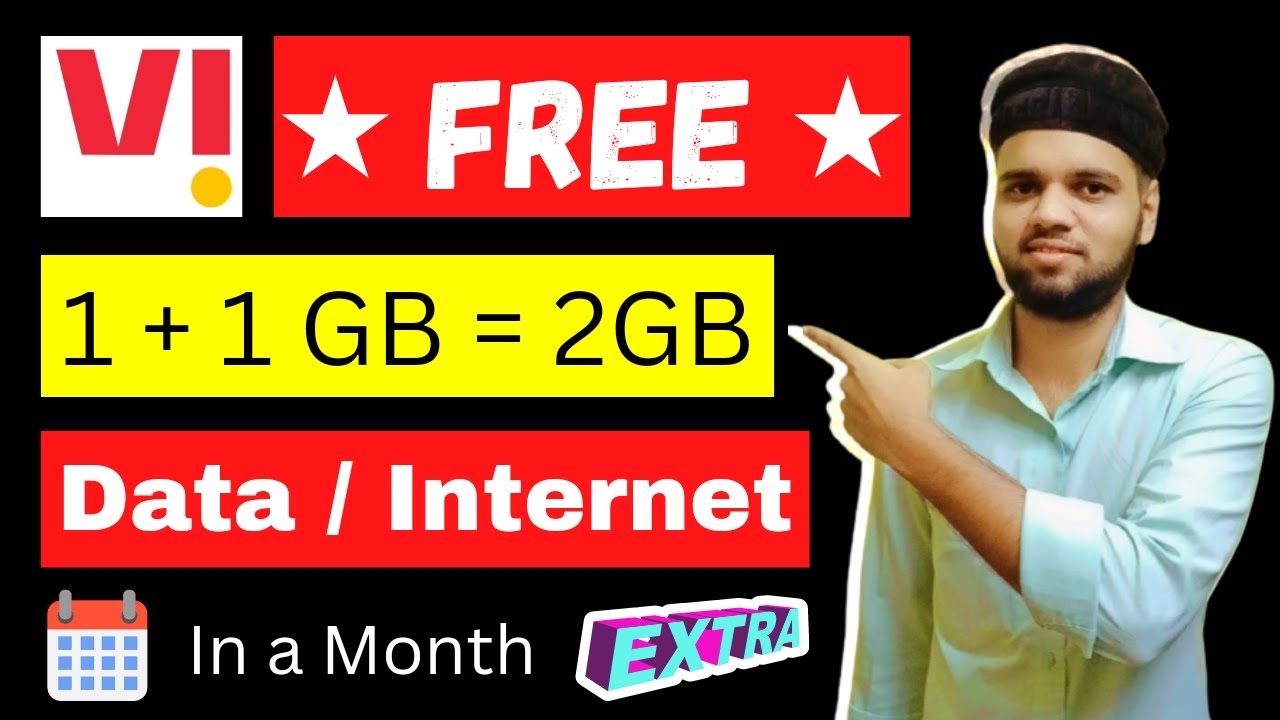 Vi (1+1) 2GB Free Data In a Month | Vi Free 2GB Data | Vi Free Data | Vi Extra Free Data In a Month