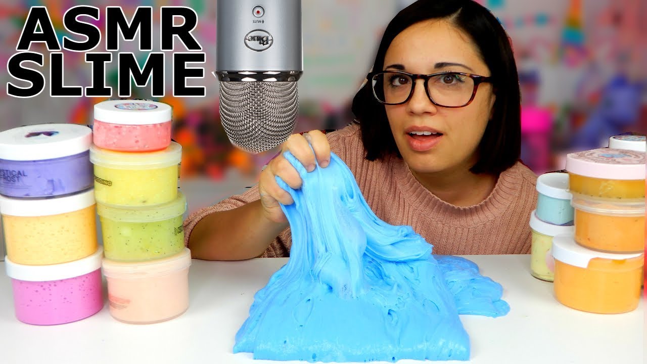 SLIME ASMR! PROVA a NON DORMIRE con il SUONO DEGLI SLIME! (Satisfying slime asmr)
