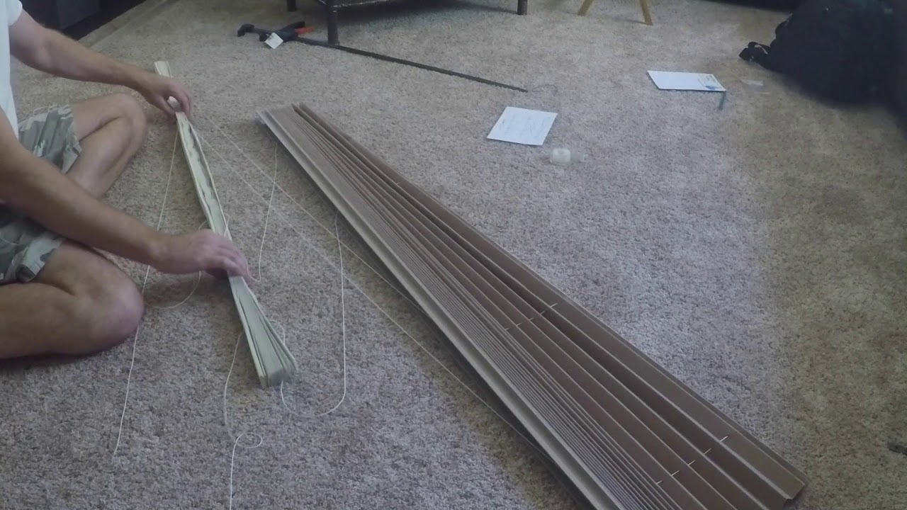 How to Repair/Restring RV Blinds/Shade
