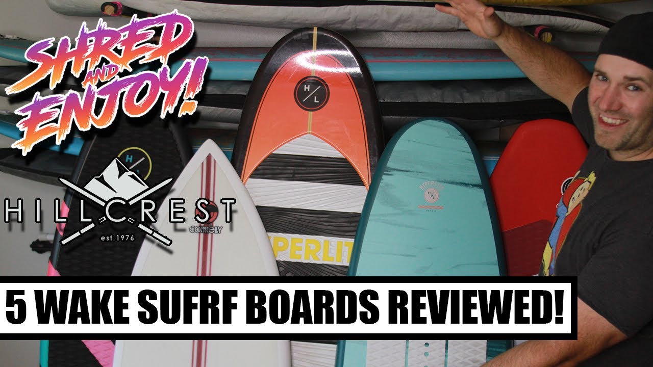 5 Wake Surf Boards Reviewed - Hyperlite + Connelly - Landlock Shim Bentley Broadcast and Jet