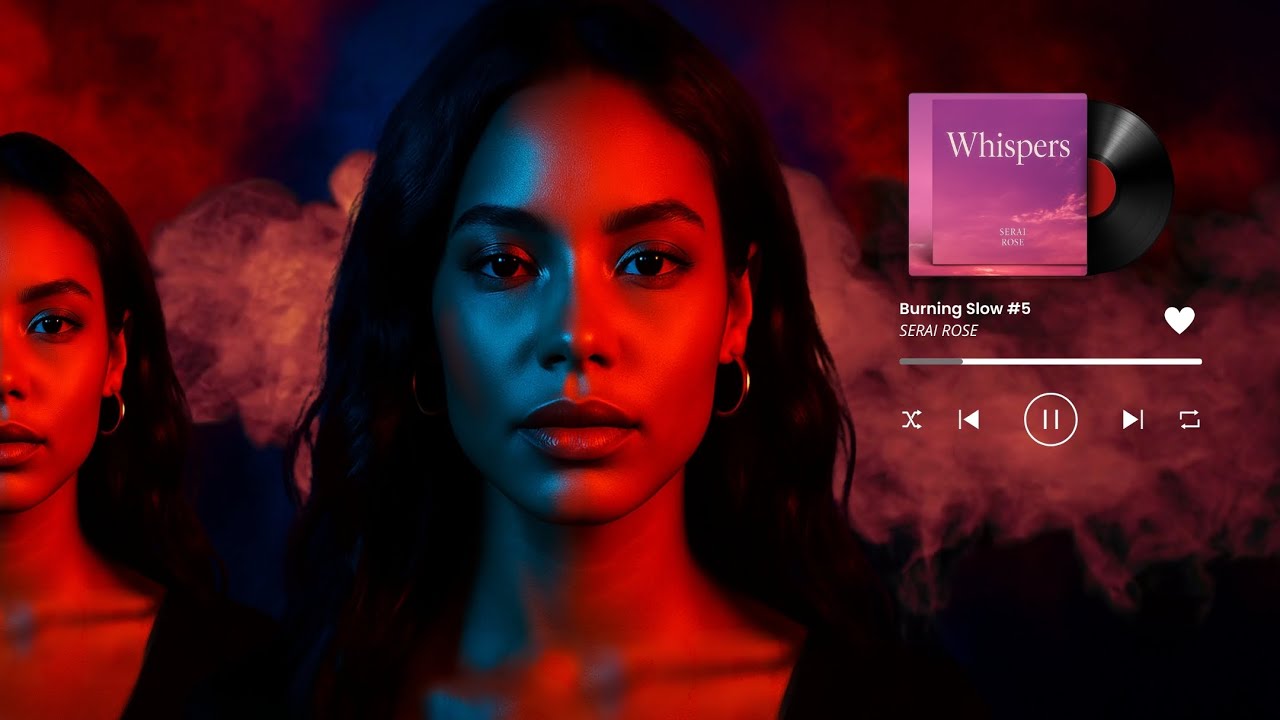 Serai Rose – Burning Slow (Visualizer) | Whispers