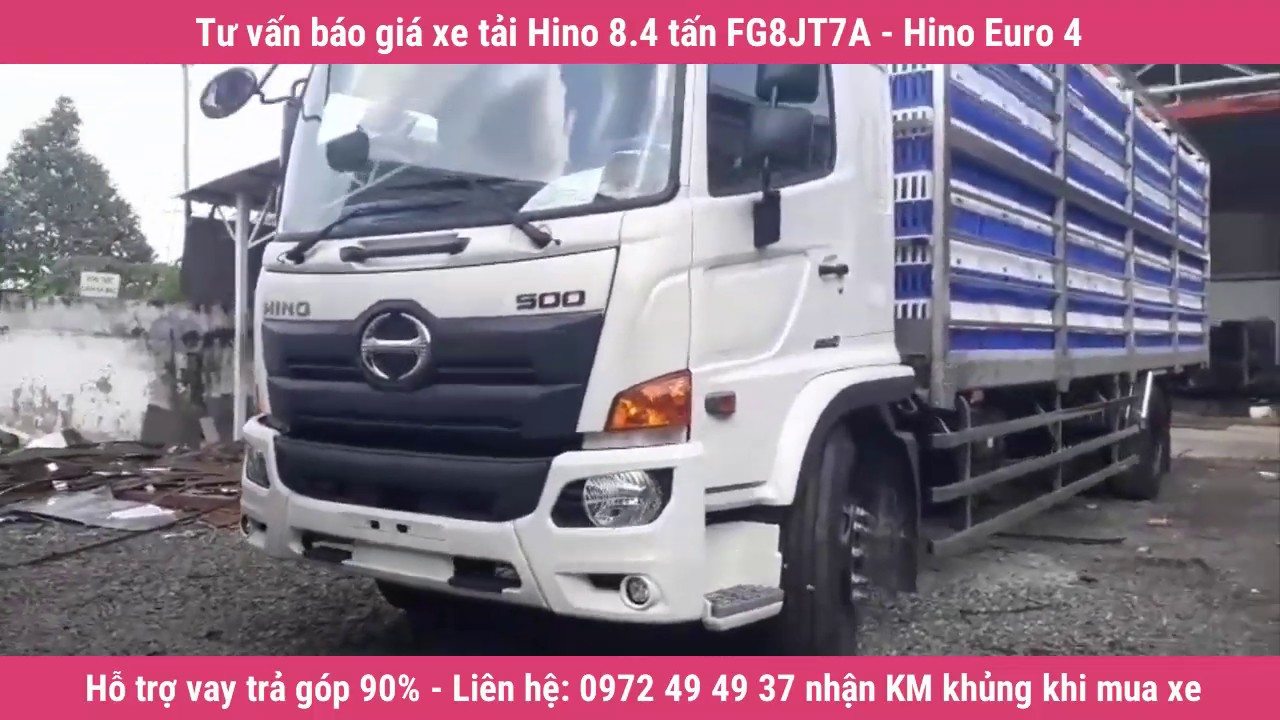 B&aacute;o gi&aacute; xe tải Hino 8 tấn FG8JT7A - Hino Euro 4 - Li&ecirc;n hệ 0972 49 49 37