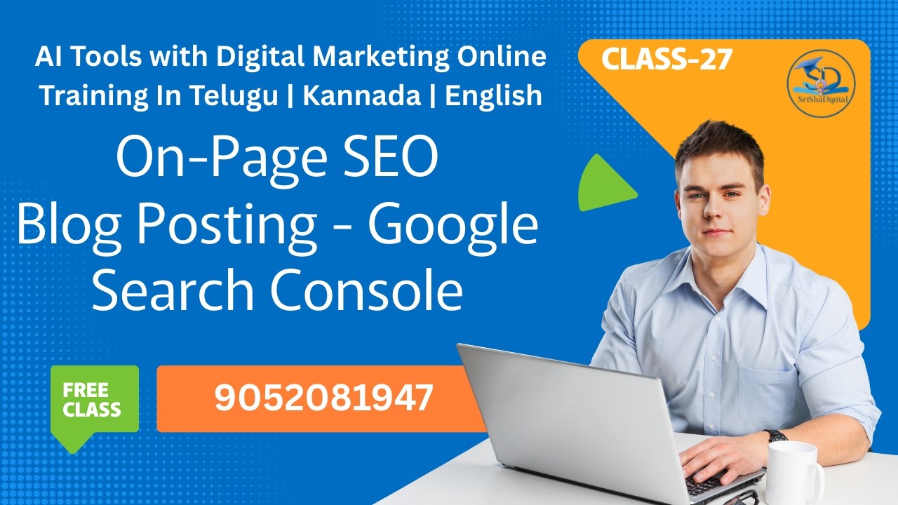 On-Page SEOWordPress Blog Posting - Google Search Console Free Digital Marketing Online Class -27