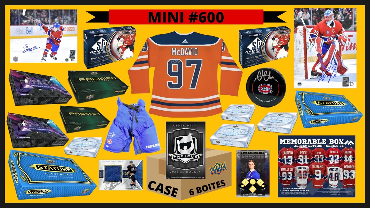 🟡⚔️⚫️ MILESTONE BREAK #600 – MÉGA BREAK HOCKEYS SPECIAL McDAVID & CAUFIELD! ⚫️⚔️🟡