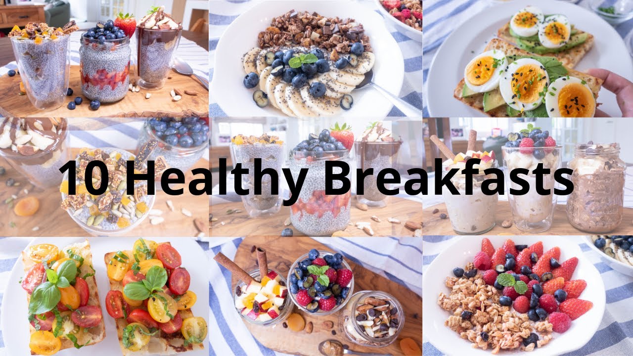 Top 10 Healthy Breakfast | 10道健康早餐｜Healthy Breakfast Ideas | 早餐食譜 | Easy Breakfast | 簡單早餐｜