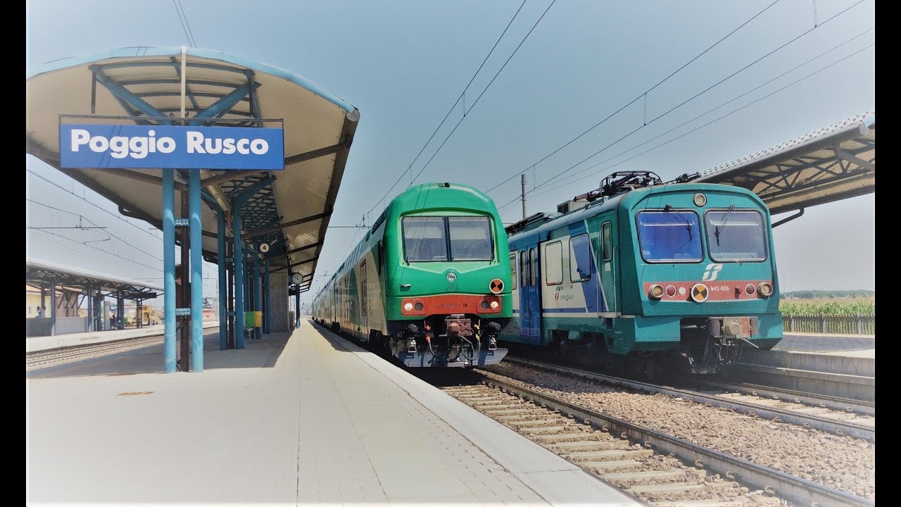 Treni in pianura: stazione di Poggio Rusco (Ferrovie Verona-Bologna e Ferrara-Suzzara) P.2/2