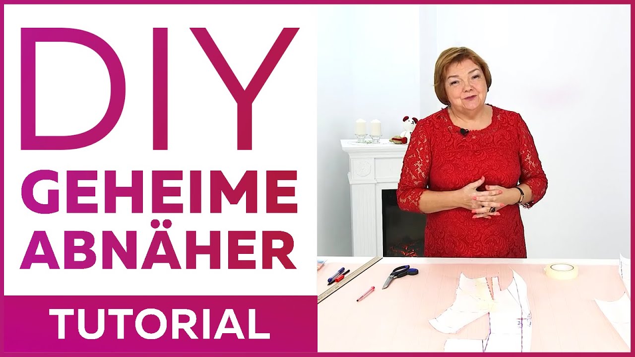 Der geheime Abnäher! Wie verkleinert man den Abnäherinhalt an Kleidungstücken mit Reverskragen?.