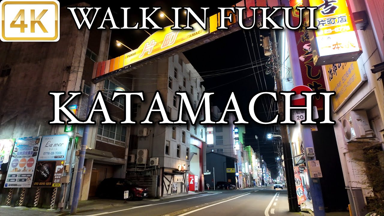 福井 No.1飲み屋街片町 2025 Night Walk in Katamachi, Fukui  |   bar district