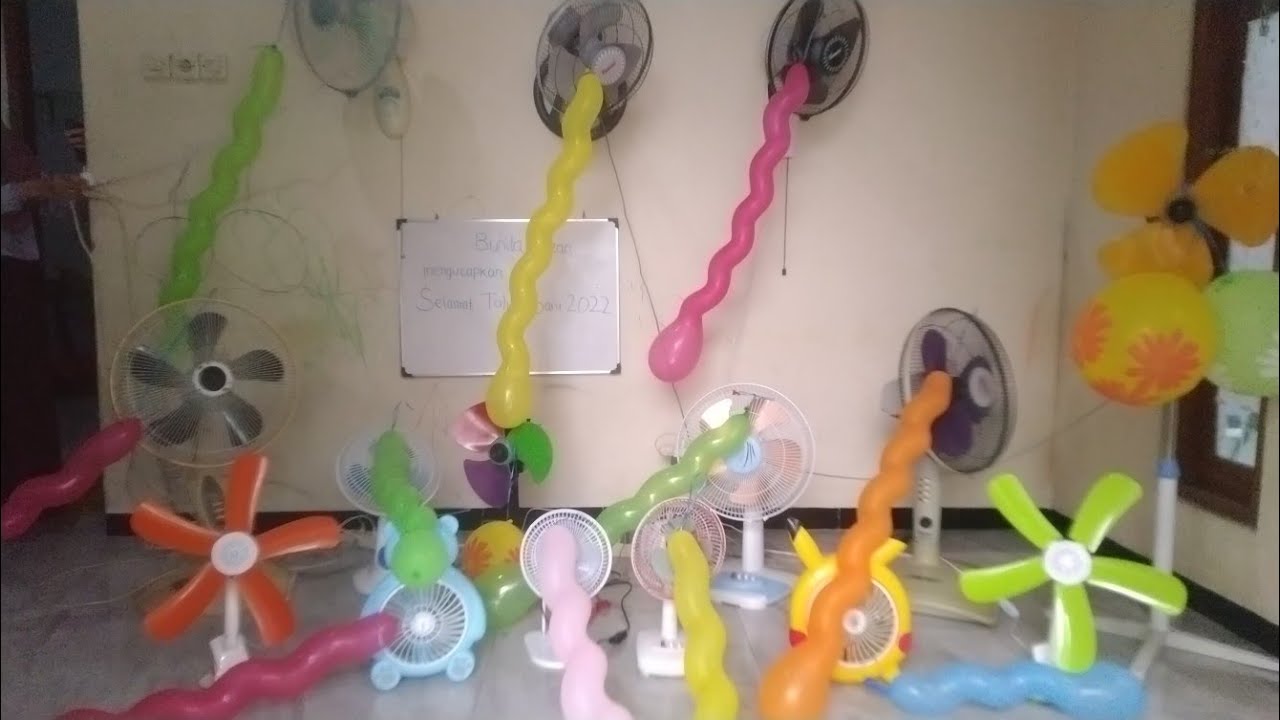 Kipas Angin Tahun Baru - Kipas Angin dengan Balon || Happy New Year 2022