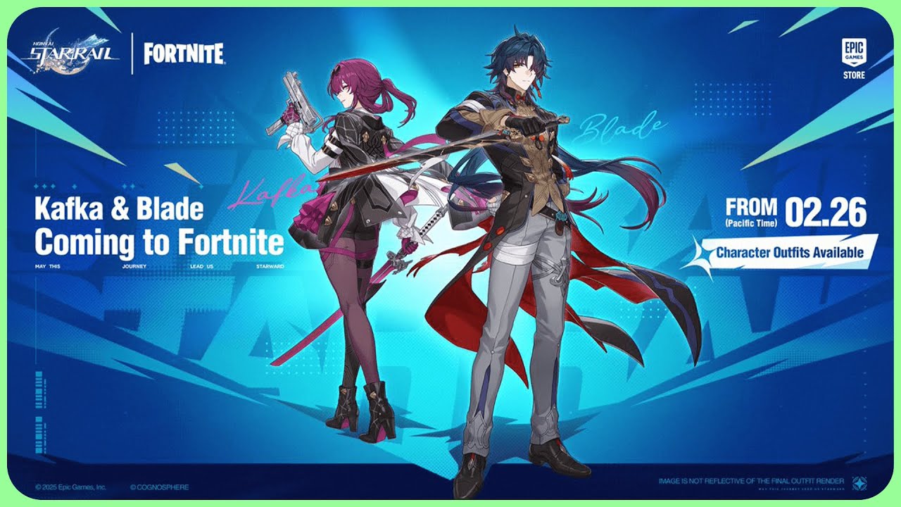 Honkai Star Rail x Fortnite OFFICIAL Info! (Kafka & Blade)