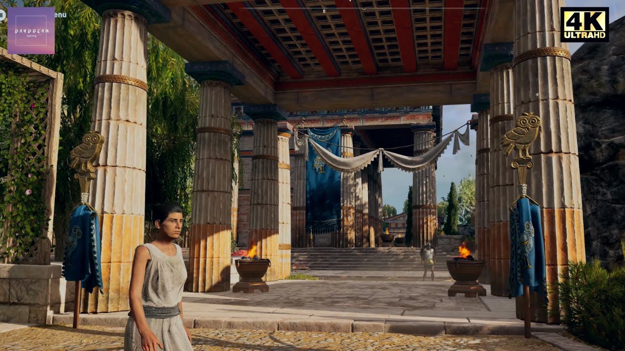 Walking in the Ancient Greece - Epidauros [ Assassin's Creed: Odyssey - Relaxing - 4K Ultra ]