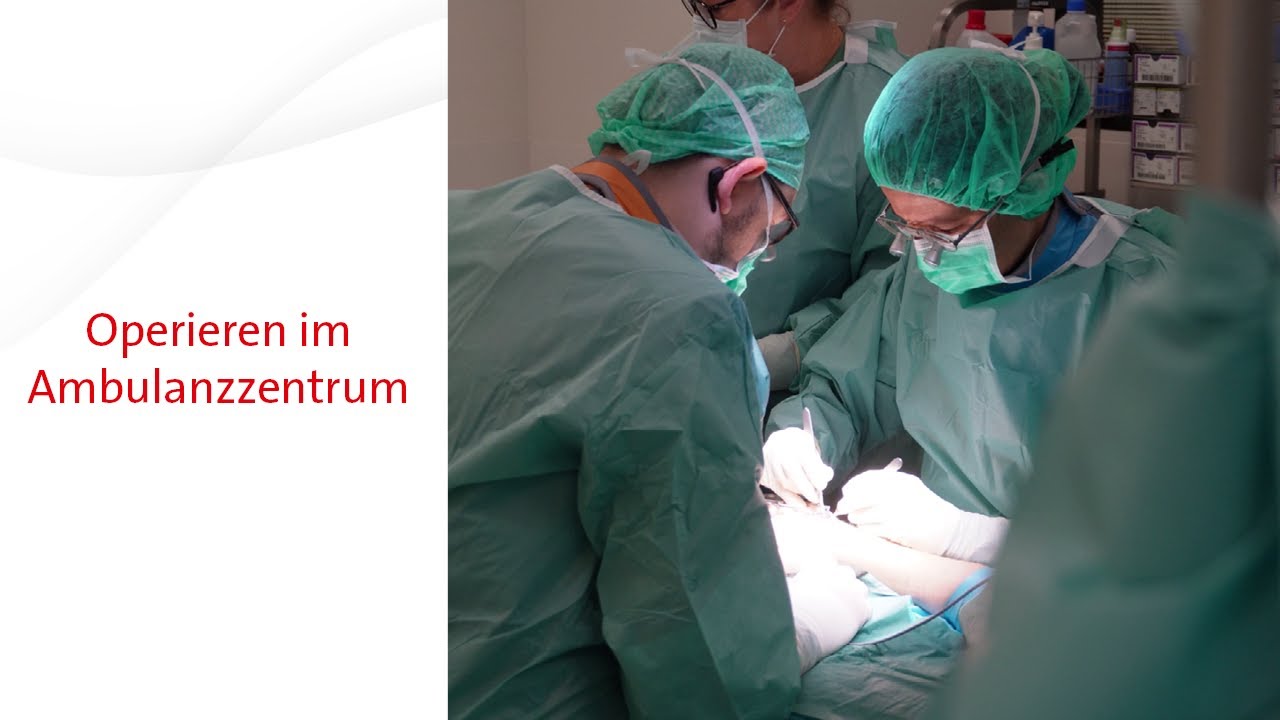 Operieren im Ambulanzzentrum