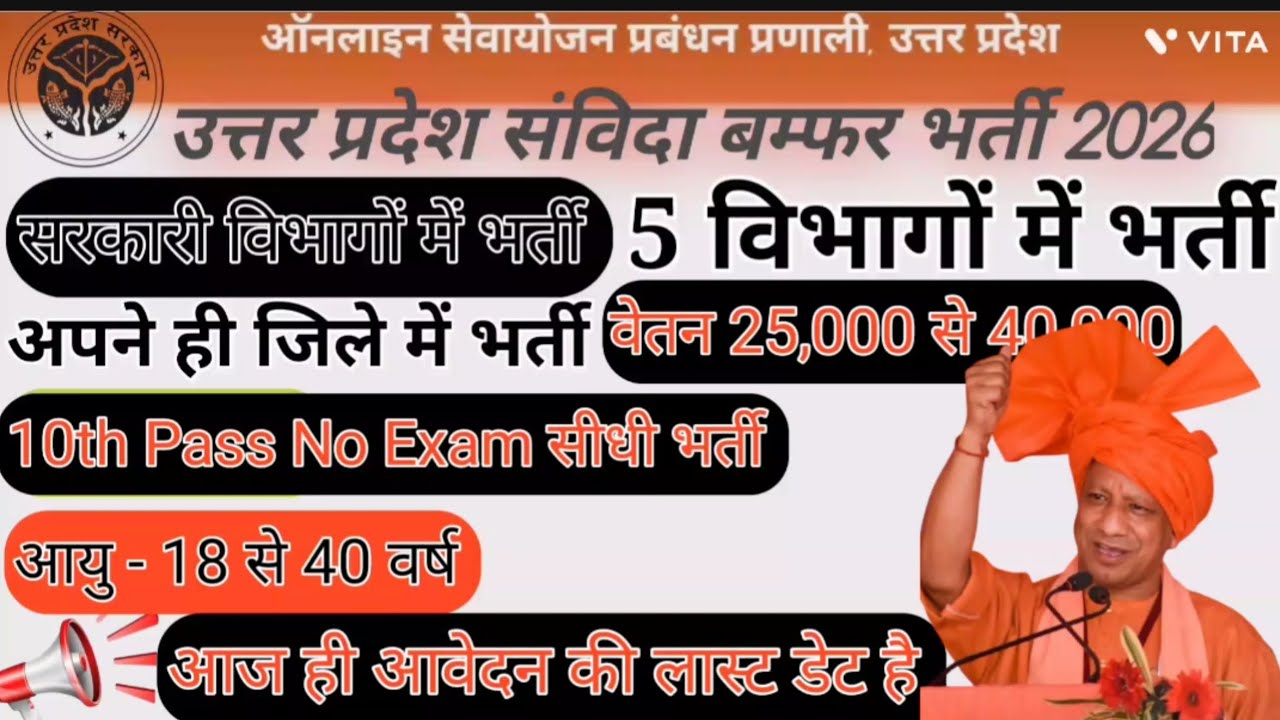 Samvida naukari government 2026 5 Naukari पांच विभागों भर्ती न्यू भर्ती सरकारी नौकरी 
