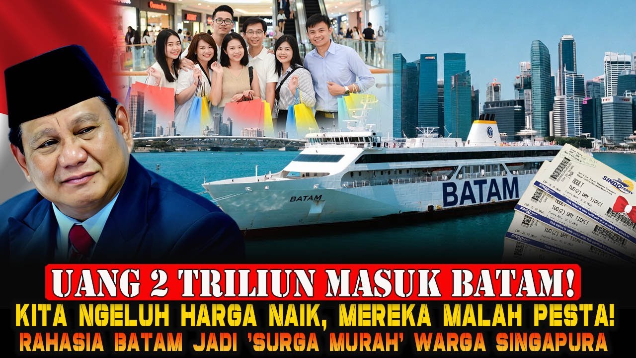 Katanya Ekonomi Sulit? Tapi Kenapa 1,6 Juta Warga Singapura 'Serbu' Batam Demi Belanja!