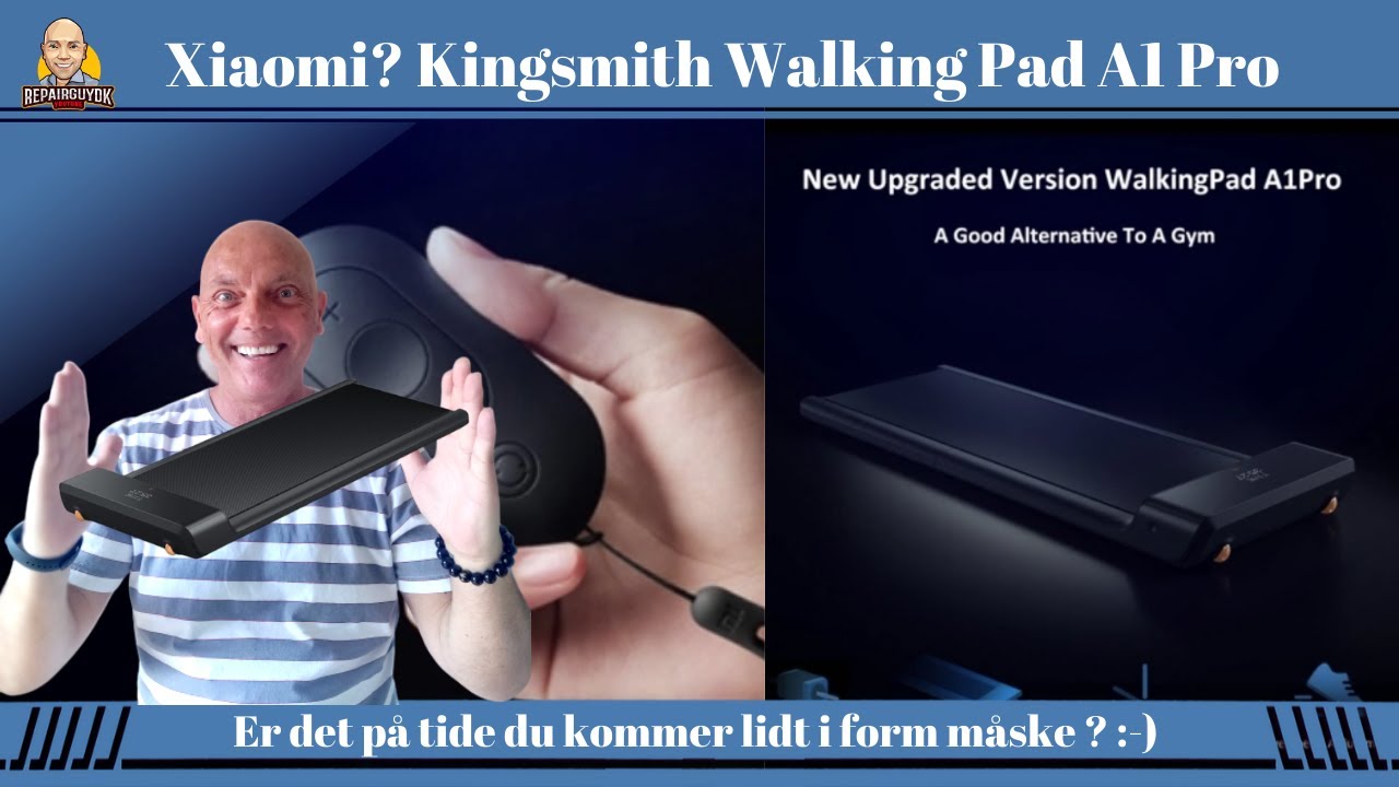 Xiaomi? Kingsmith Walking Pad A1 Pro - APP Styret / 0-6 Km/t / Foldbar / God kvalitet