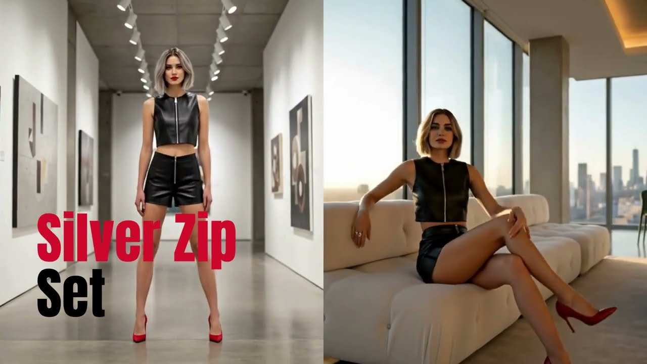 Step into 2026: Premium Black Leather Zip Set for the Ultimate New Year Look