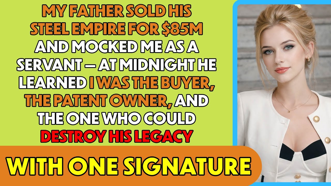My Father Sneered, “She’s Just a Low-Level Assistant”—By Midnight, I’d Bought His $85M Empire