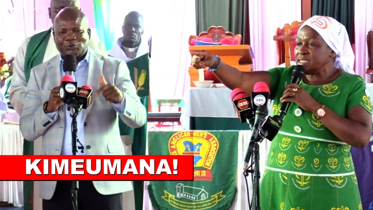 Fireworks as Kakamega Governor Barasa and Elsie Muhanda fight in Church over Wantam slogan!🔥
