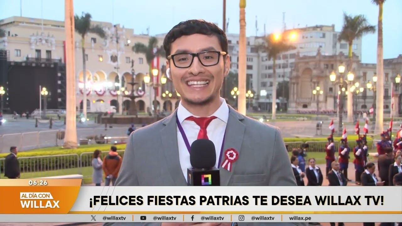 Al Día con Willax - JUL 28 - 2/5 - PERÚ CELEBRA 204 AÑOS DE INDEPENDENCIA | Willax