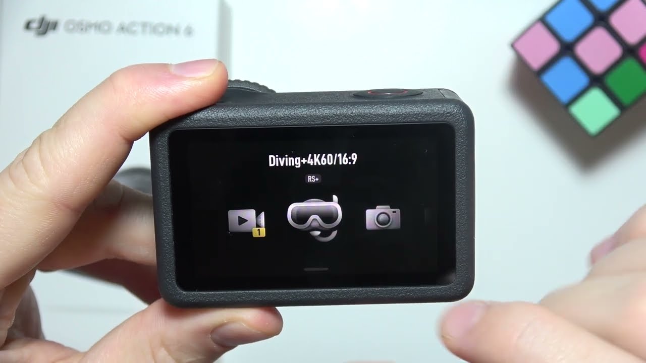 DJI Osmo Action 6: Как сохранить настройки
