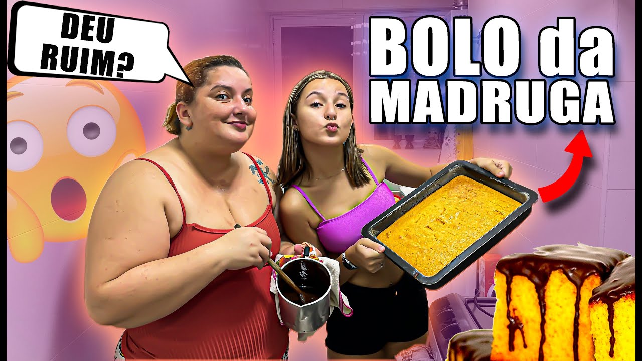 ROTINA DA MADRUGADA | FIZEMOS UM BOLO DE CENOURA