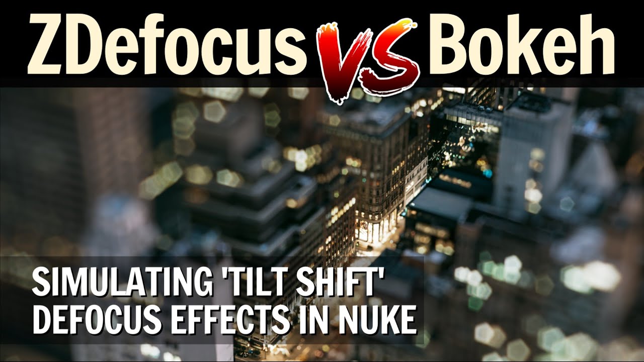 Nuke - Which node for the best 'tilt shift' defocus effect?