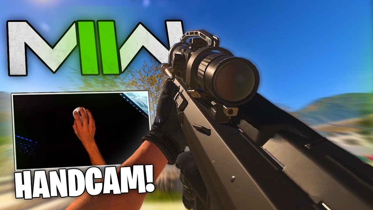 Keyboard and Mouse SNIPING on Modern Warfare 2.. (Handcam)