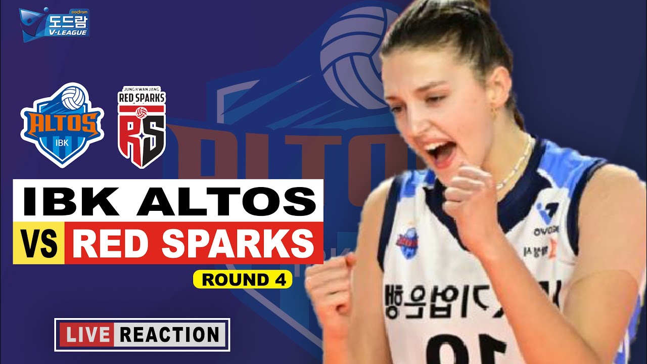 🔴Live Voli Korea Ibk Altos VS Red Sparks - Round 4